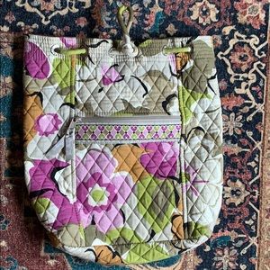 Vera Bradley drawstring bag 🌺🌸🌼